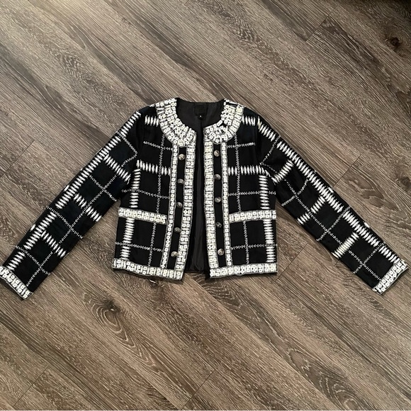 Anna Sui Jackets & Blazers - Anna Sui sequin beaded blazer